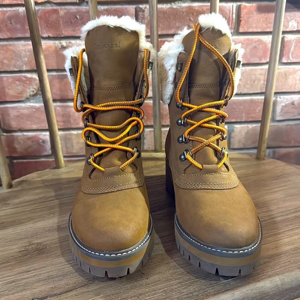 NEW Timberland Valley Brown Leather Boots Women's Size 9